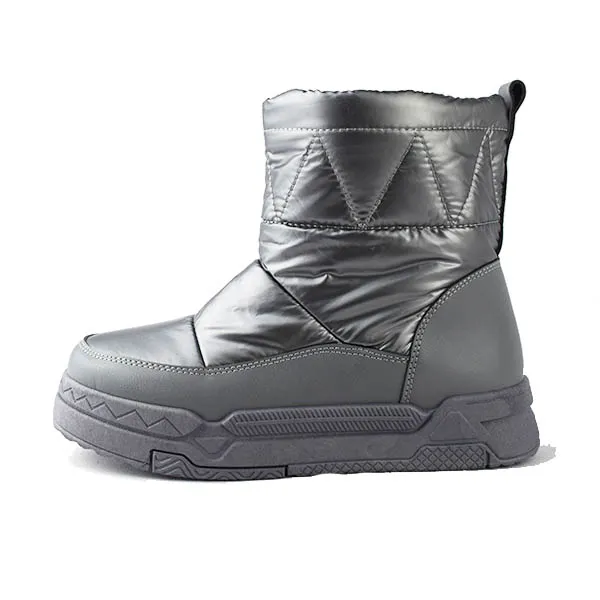 bottine pantoufle pour femme XD02 gris..........   miniature